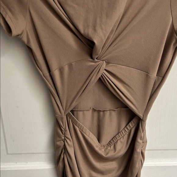 Windsor Brown Cut-Out Mini Dress - Picture 4 of 13